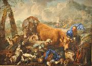 Giovanni Benedetto Castiglione Noah's Sacrifice after the Deluge France oil painting artist